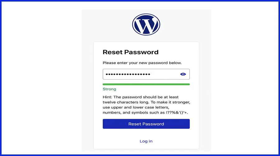 كيفية إعادة تعيين كلمة المرور الخاصة بـ WordPress